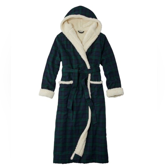 L.L. Bean Intimates & Sleepwear Nwt Ll Bean Scotch Plaid Sherpa